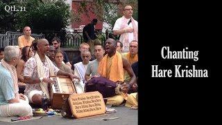Chanting Hare Krishna