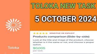 Product comparison (Side-by-side) | Toloka Yandex new task 4 October #money #toloka #Online