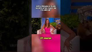 Sofía Vergara  Ellen Reunite After Years Did You Miss Me_ #sofivergara #interview  #jimmyfallon