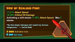 Battleborn: *Vow Of Zealous Fury* Legendary Gear Guide!