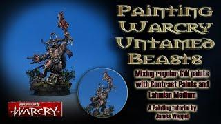 How to paint an Untamed beast from Warcry