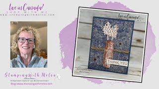 Live with Stamping With Melva - Stampin' Up! Earthen Elegance