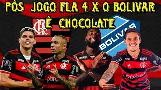 PÓS JOGO: FLAMENGO 4X0 BOLÍVAR! LIBERTADORES 2024