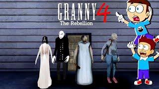 Granny 4 : The Rebellion - Fan Made by @FighterGamer | Shiva and Kanzo Gameplay