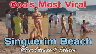 Sinquerim Beach Goa | Lower Aguada Fort  | Goa Night Life | Most Beautiful Beach & Fort | True vlogs