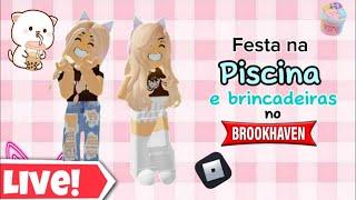 Live!! Venha fazer brincadeiras e uma festa na piscina, vc também vai poder tirar print com a gnt 