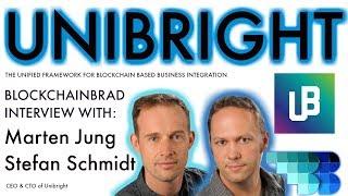 Unibright Update | BlockchainBrad interview with CEO & CTO | Blockchain Business Integration