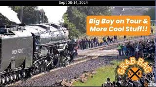 Big Boy 4014 Whistle Stop in Rochelle & More Cool Stuff on the Rails !!