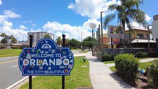 Exploring International Drive Orlando: Sand Lake, Gator Golf, Gift Shops · Florida Walk 4K