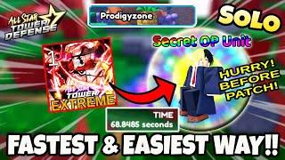 Fastest & Easiest Way How To Get Secret Unit In ProdigyZone EXTREME? | All Star Tower Defense Roblox