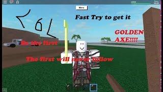 ||URGENT|| Roblox : Lumber Tycoon 2 {How To Get GOLDEN AXE }