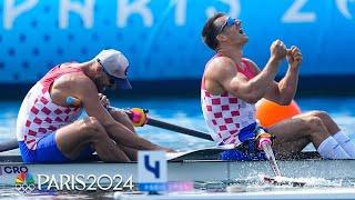 Sinkovic brothers etched in Croatian history after RESILIENT men's pairs triumph | Paris Olympics