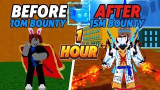 How Much Bounty Can I Get In 1 Hour With Ice Fruit? - Mobile Player | Blox Fruits