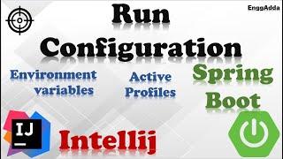 Run/Debug Configuration in Intellij | Active Profiles | Environment Variables| Spring Boot |EnggAdda