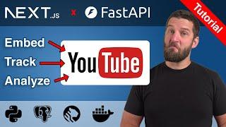 Next.js + FastAPI Tutorial: Track Every YouTube Video Event!