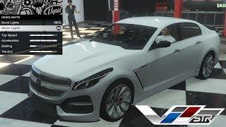 GTA 5 - DLC Vehicle Customization - Albany V-STR (Cadillac CTS-V) and Review