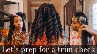 The Best Way to Prepare Your Hair For A Trim - Chebe Journey - Length Retention