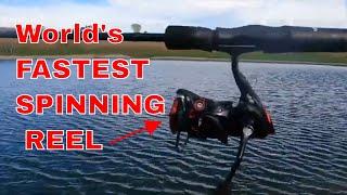 FALL BASS FISHING With WORLD'S FASTEST SPINNING REEL KastKing Speed Demon Elite -  Ft Levi Myer