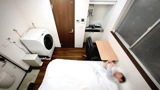 Winter Night Routine in a Tokyo Micro Apartment - 7sqm/76sqft