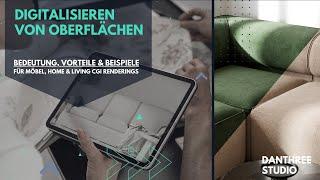 Digitalisieren von Oberflächen für CGI 3D Visualisierungen