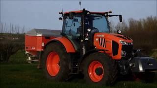 KUBOTA M7151 Premium Tractor Fertilising