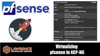 Virtualizing pfsense in XCP-NG VM & XE-guest Utilities