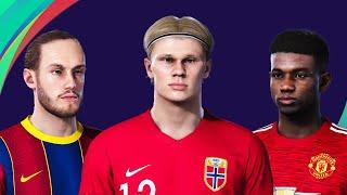  PES 2021 - Data Pack 5.0  ALL NEW FACES UPDATE  ft. Haaland, Amad Diallo, Greenwood