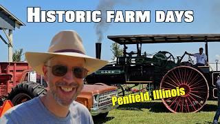 Historic Farm Days 2024, Penfield, Illinois - Tractor Show - Farm Show