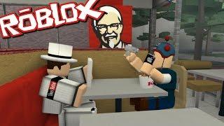 Roblox KFC TYCOON!! DANTDM EATS KFC WITH BIGGRANNY000!!