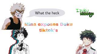 Mina Exposes deku