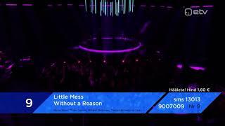 Little Mess – Without A Reason - LIVE at Eesti Laul 2020 Semifinal 1