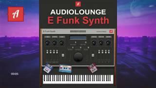 Audiolounge "E Funk Synth"  VST/AU Plug-in  MAC /PC 64bit  Electro Funk, Nu Disco