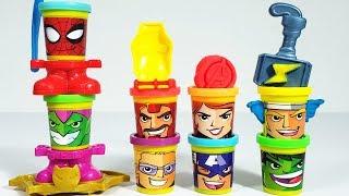 Play Doh Avengers 8 Figuras De Los Vengadores- Héroes Unidos