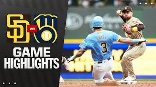 Padres vs. Brewers Game Highlights (6/7/25) | MLB Highlights