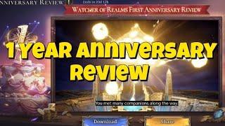 My 1 Year Review from Watcher of Realms ️