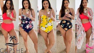 PLUS SIZE CUPSHE SWIMWEAR TRY ON HAUL 