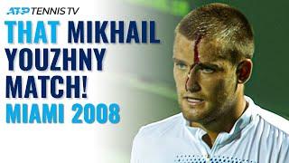 When Mikhail Youzhny Hit His Head!  Miami 2008 Highlights vs Almagro