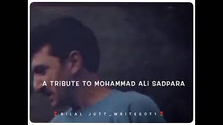 A Tribute | to Muhammad Ali Sadpara | Real Hero|