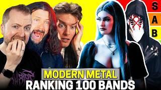 We Ranked 100 Modern Metal Bands! (CONTROVERSIAL)