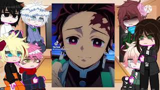 Anime Characters react part (4/7) •Tanjiro• (ships) {Read pin comment}