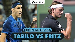 Alejandro Tabilo vs Taylor Fritz Highlights | Indian Wells 2025