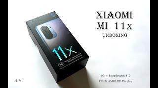 Xiaomi Mi 11x - Unboxing & Hands on | Snapdragon 870 5G | 120Hz AMOLED Display | 33W Fast Charge.