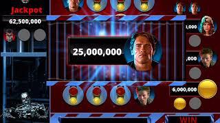 THE TERMINATOR Video Slot Casino Game with a CRUSHER BONUS