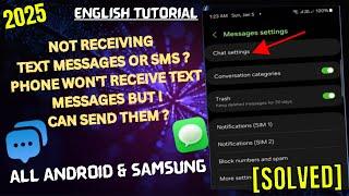 Fix Not Receiving Text Messages Android || My Phone Won't Receive Text Messages But I Can Send Them