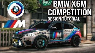 BMW X6M Competition Livery Tutorial | Car Parking Multiplayer