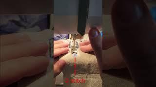 How to sew buttonholes using your sewing machine! #sewing #sewinghacks #shorts #sewingtutorial