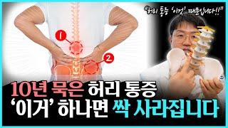 치료 받아도 낫지 않던 허리 통증! ‘이것’ 하나면 10년 묵은 허리통증이 기적처럼 싹 사라집니다
