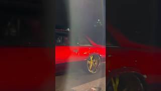 CHERRY RED MALIBU  on gold 24 Forgiatos #youtube #malibu #forgiatowheels #candypaint #gbody #fast