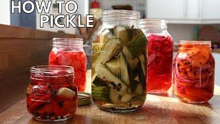 How To Pickle Just About Anything At Home | Dom Bill