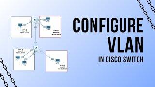 How to Configure VLAN in CISCO Switch? | CCNA Lab